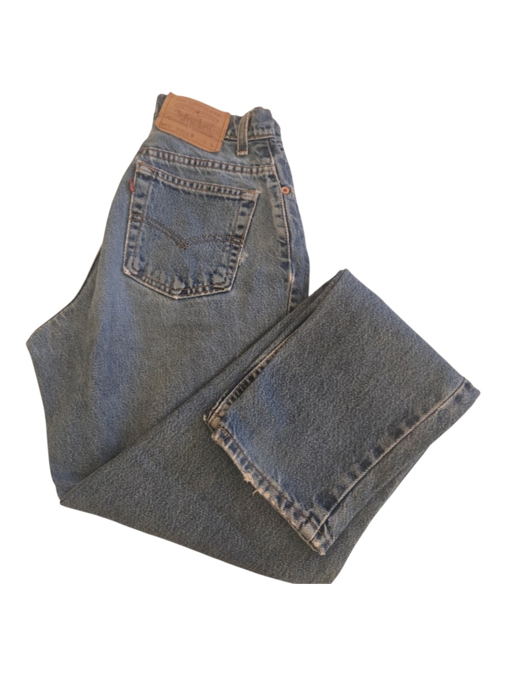 Levi's 551 Mom Jeans! 4L High Waisted Relaxed Fit Straight Leg. Vintage